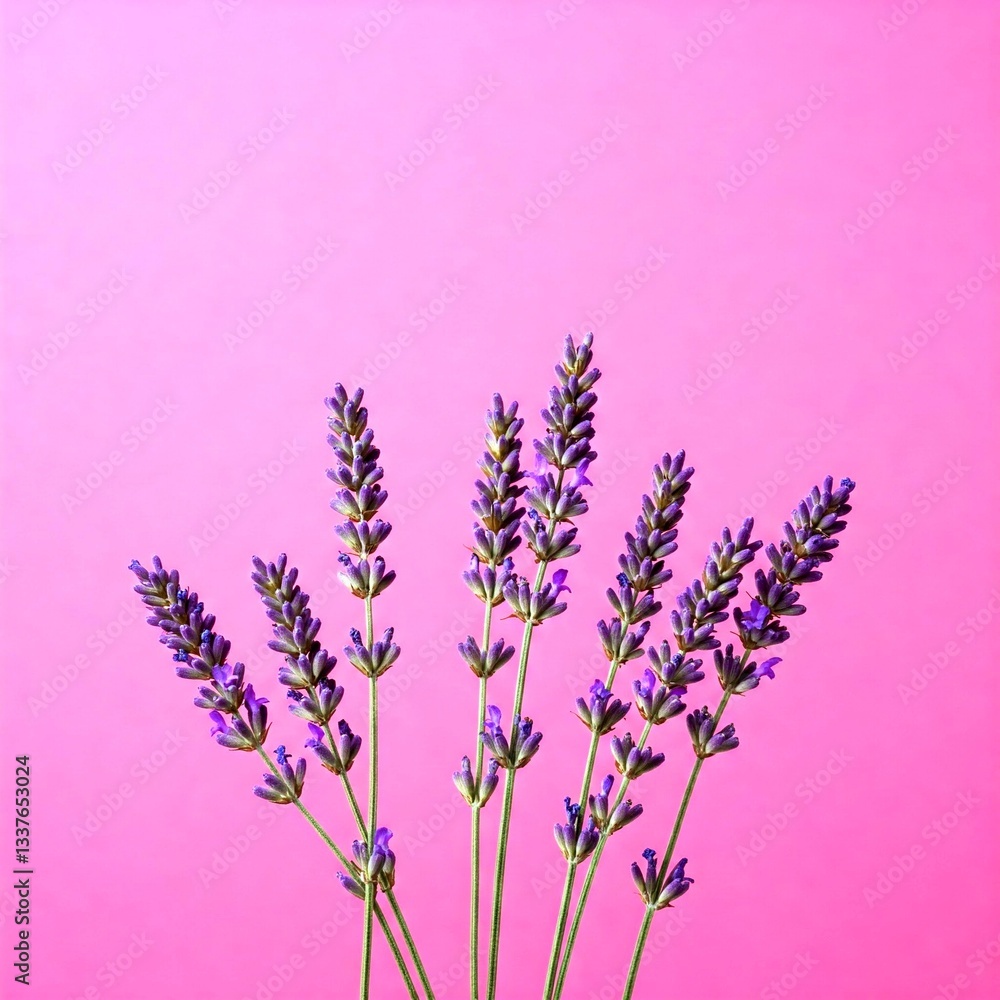 Naklejka premium bunch of lavender flowers