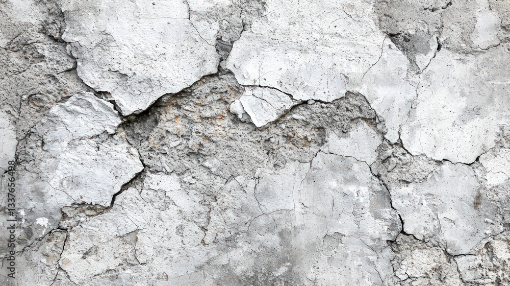 Cracked, weathered concrete wall texture. Cracked, weathered concrete wall texture.