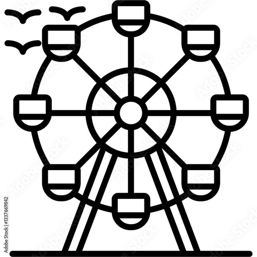 Ferris wheel Icon