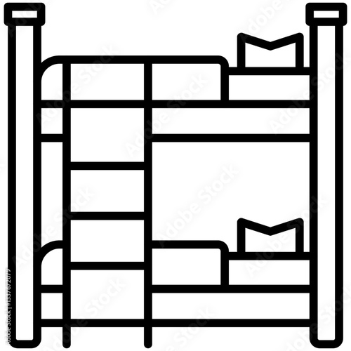 Bunk bed Icon