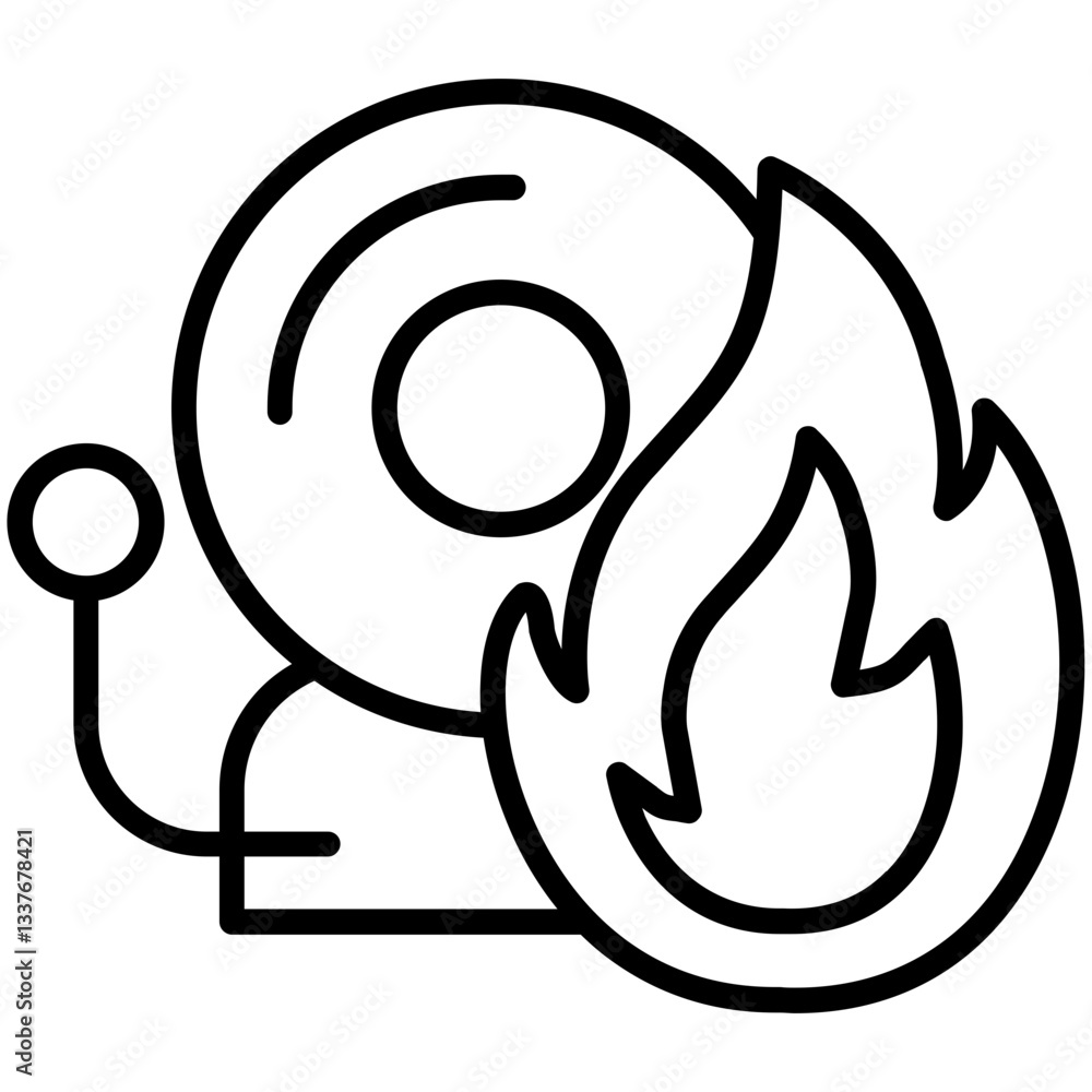 Fire alarm Icon Fire alarm Icon