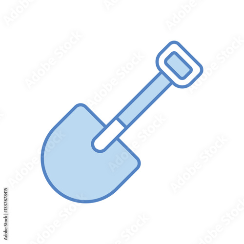 Shovel vector icon 