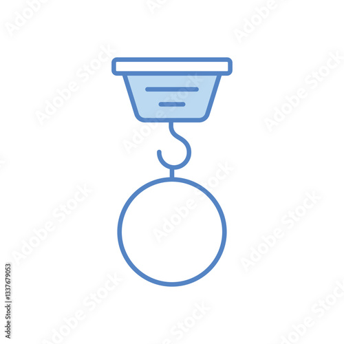 Demolition Crane vector icon