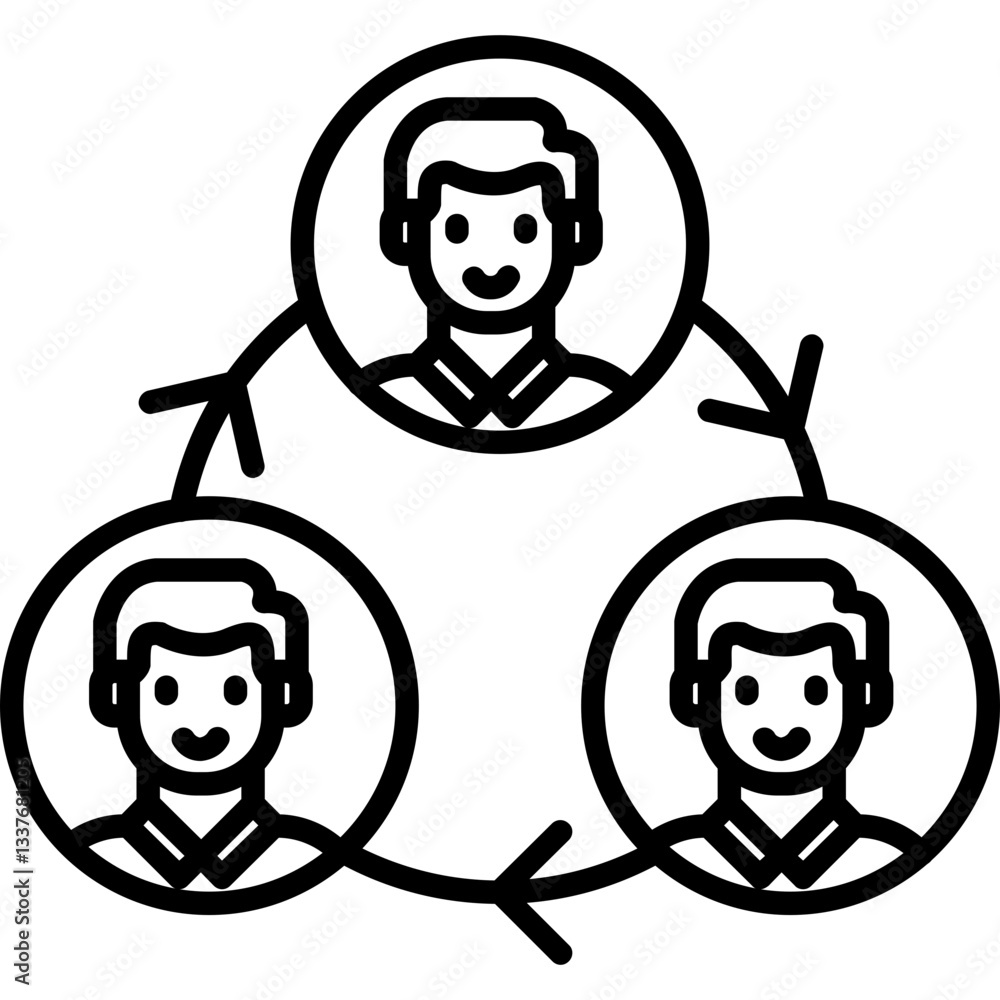 Teamwork Icon Teamwork Icon