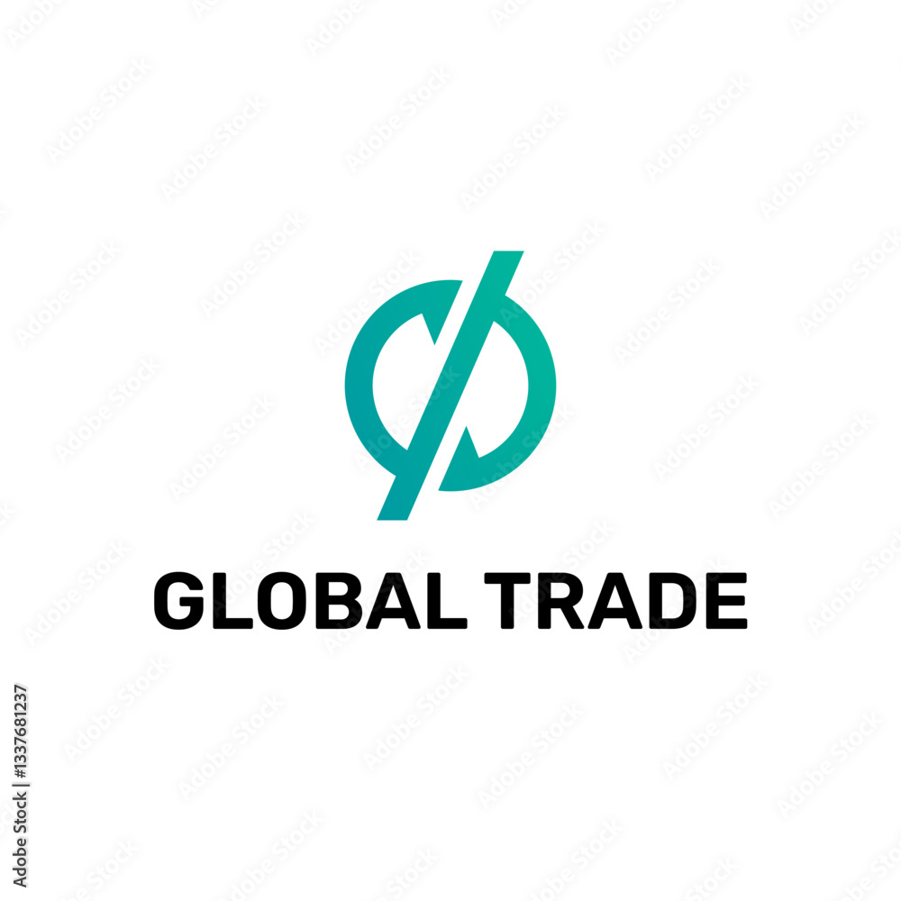 Global Finance Transfer Exchange Logo Vector Abstract Illustration Icon Design Template Element Global Finance Transfer Exchange Logo Vector Abstract Illustration Icon Design Template Element