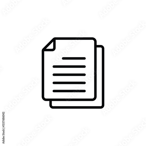 document icon vector