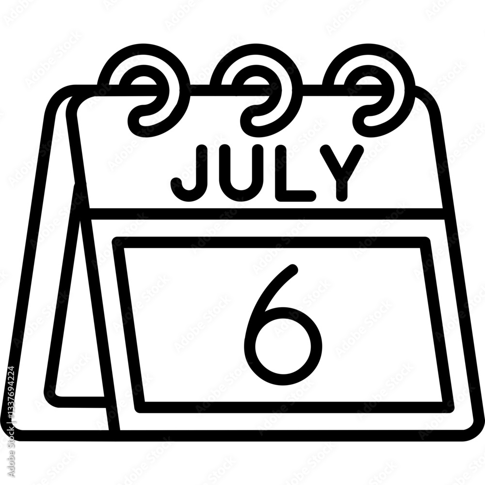 6th July Icon 6th July Icon