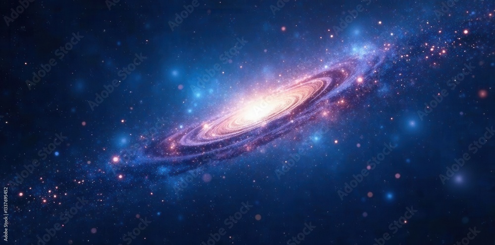 Deep blue, black cosmic nebula with sparkling stardust , dark, light, space Deep blue, black cosmic nebula with sparkling stardust , dark, light, space