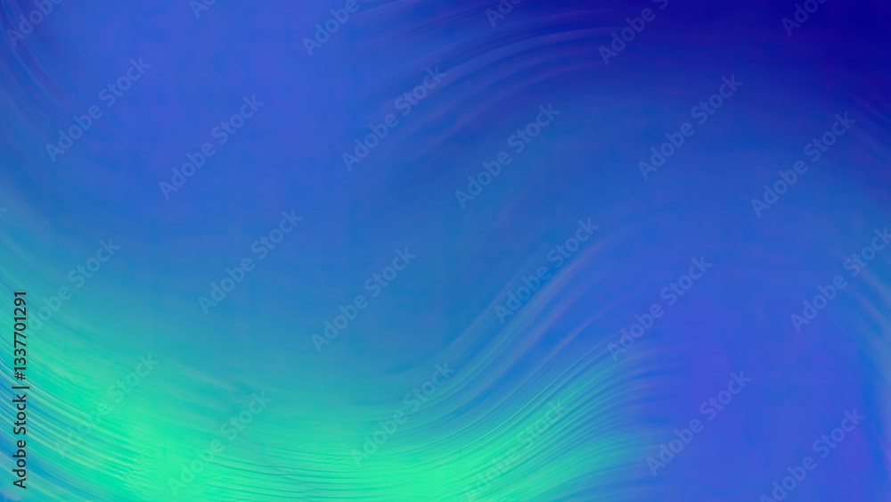 Blurred color gradient blue green grainy colorful gradient cyan background. Blurred colored abstract background. Smooth transitions of mix colors.