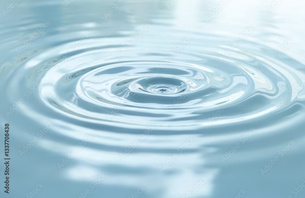 Water surface with concentric ripples. Blue water, abstract nature background. Rippled, transparent liquid, clean, fresh. Circular motion, shine macro closeup effect, ring, clear natural copy space. Water surface with concentric ripples. Blue water, abstract nature background. Rippled, transparent liquid, clean, fresh. Circular motion, shine macro closeup effect, ring, clear natural copy space.