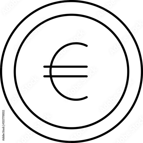 Finances - economy - business - icon black line