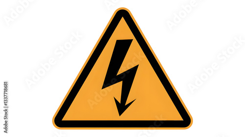 Free Download high voltage electric danger warning symbol icon isolated on transparent background - GFXLoad