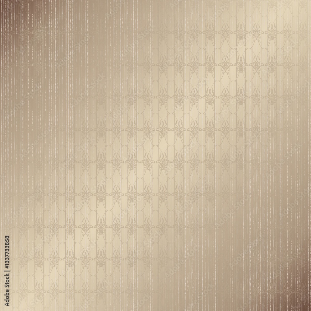 Fototapeta premium Elegant beige textured background with subtle vertical lines and soft geometric pattern. Clean, modern backdrop ideal for luxury branding, packaging, wallpapers, and refined design projects.