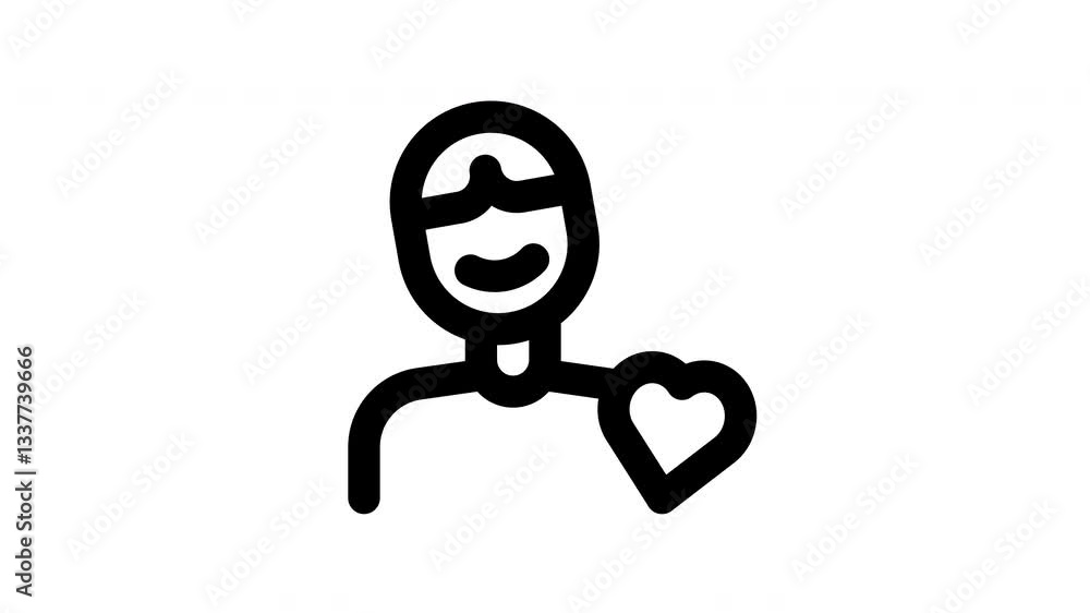 in love animated icon in love animated icon