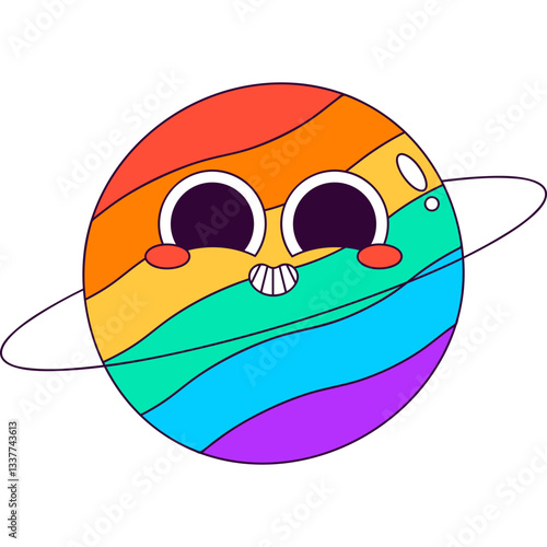 Pride parade - illustration - elements