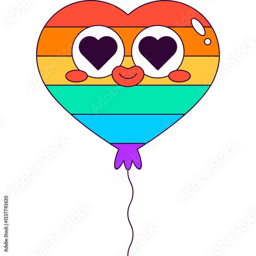 Pride parade - illustration - elements