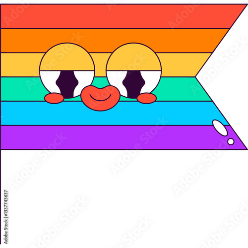 Pride parade - illustration - elements