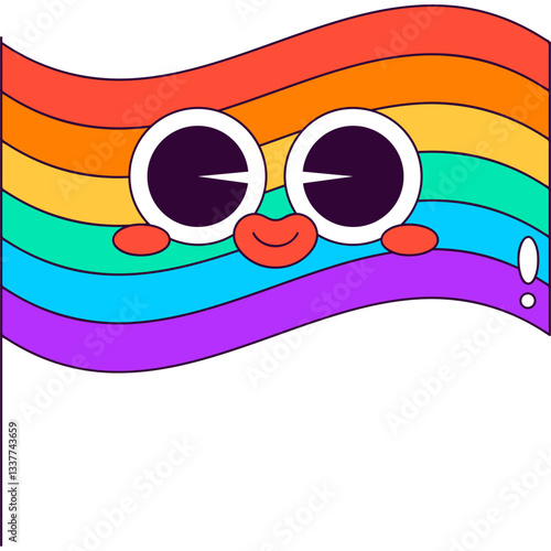 Pride parade - illustration - elements