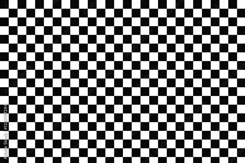 Fototapeta premium black and white checkered background, Transparent Background, checkered box background