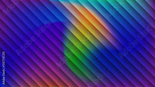 Colorful Fractal Glass Gradient Textures