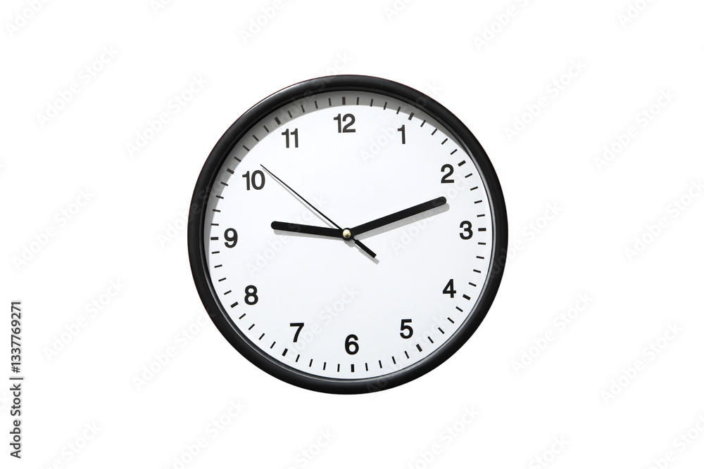 PNG, Alarm o’clock, black wall clock, isolated on white background PNG, Alarm o’clock, black wall clock, isolated on white background