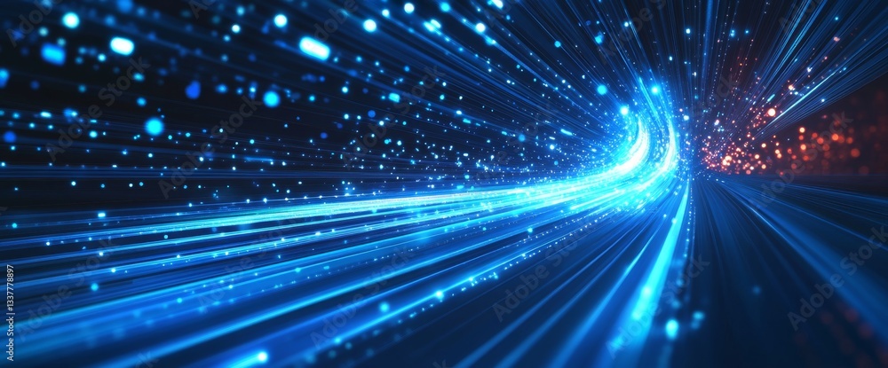 Fototapeta premium Digital Data Stream