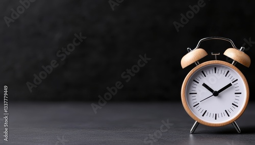 Wallpaper Mural Classic alarm clock on a dark background for time management concepts. Torontodigital.ca