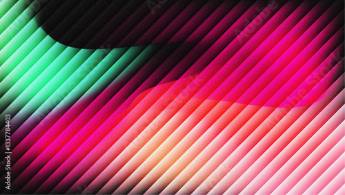 Colorful Fractal Glass Gradient Textures