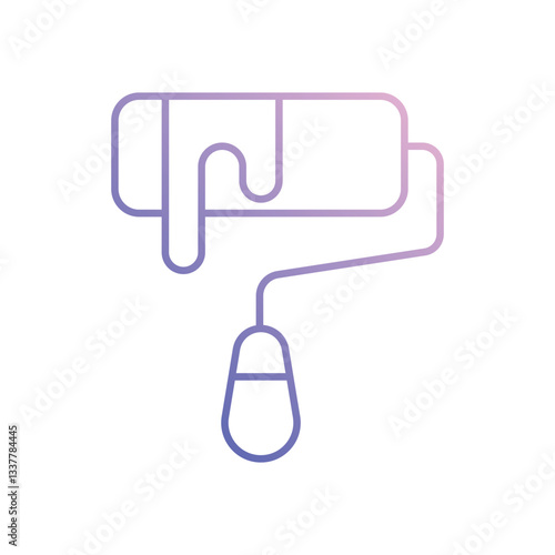 Paint Roller vector icon
