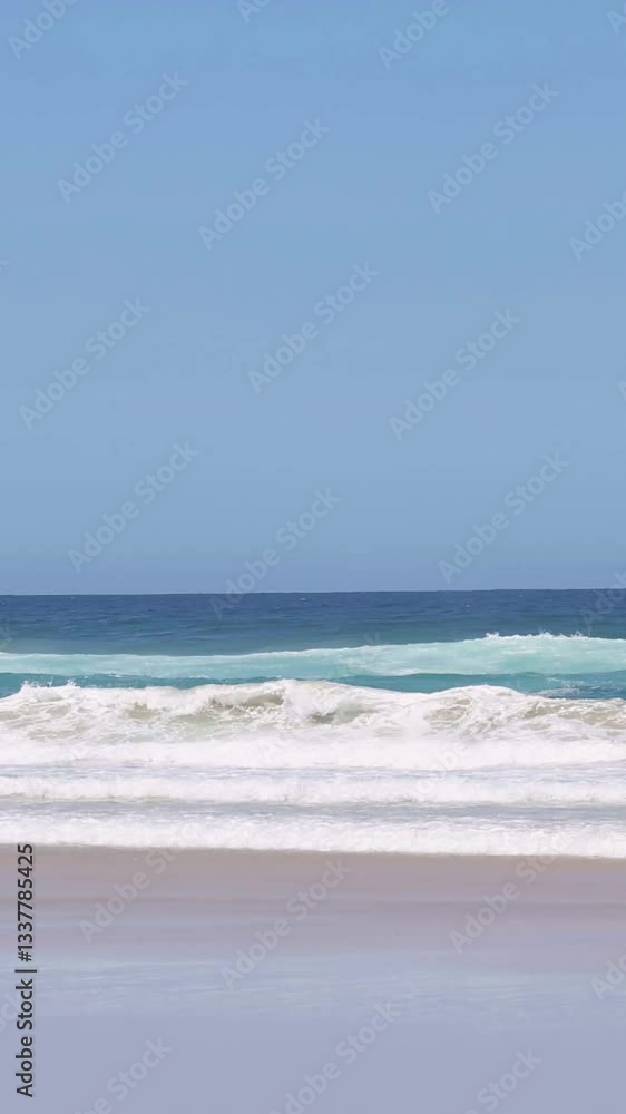 Serene Ocean Waves Crashing Serene Ocean Waves Crashing