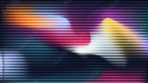 Colorful Fractal Glass Gradient Textures