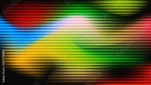 Colorful Fractal Glass Gradient Textures