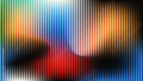 Colorful Fractal Glass Gradient Textures