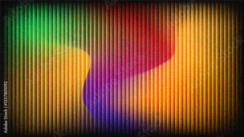 Colorful Fractal Glass Gradient Textures
