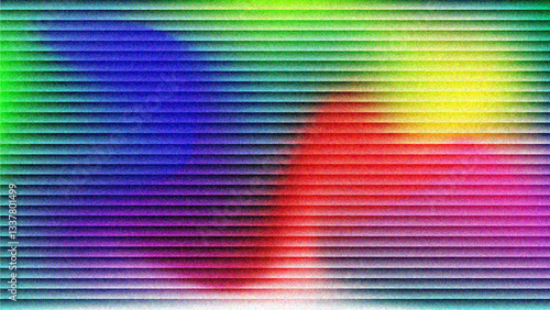 Colorful Fractal Glass Gradient Textures