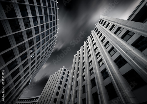 modern office buildings