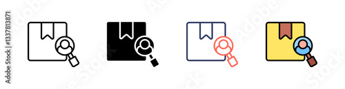 Recruitment Multi Style Icon Set Vector 