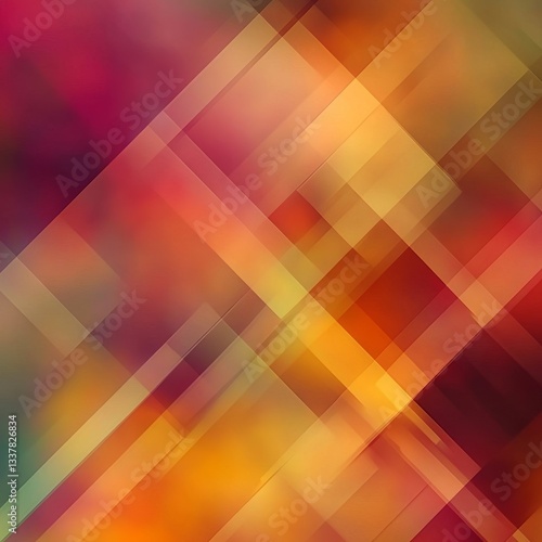 Abstract geometric background with warm colors