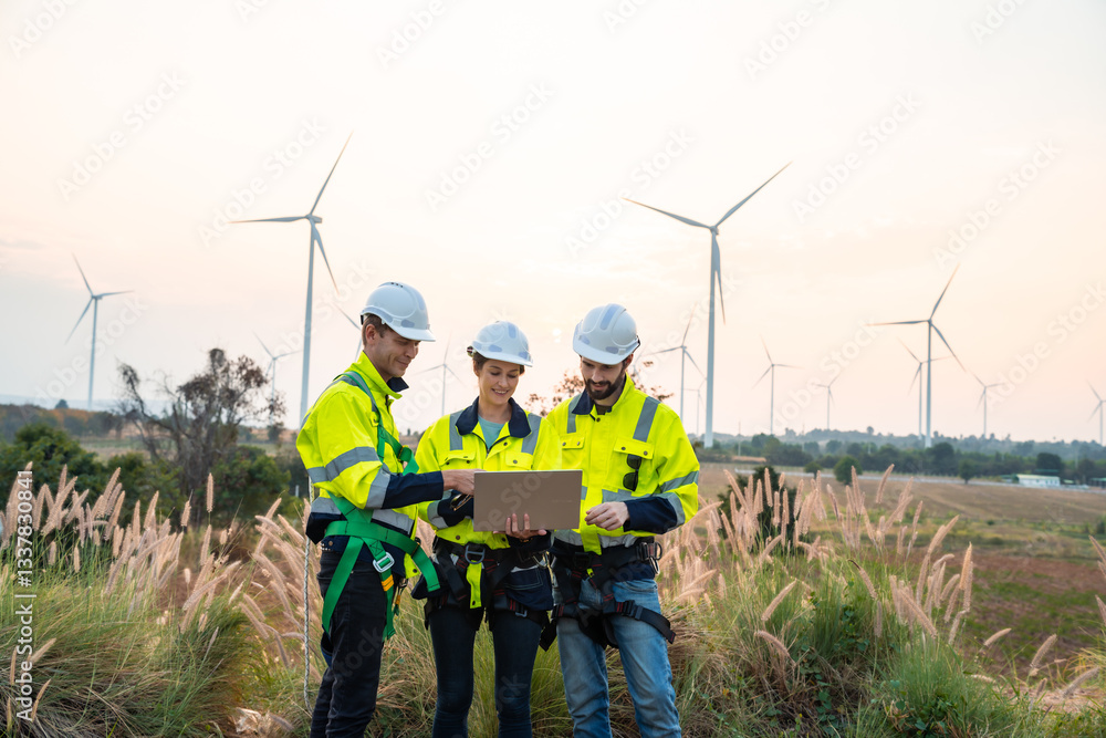 Engineer at Renewable Energy Windmill Farm, Harnessing Wind Power for Sustainable Electricity Generation, Advanced Technology to Support Green Energy Solutions, Eco-Friendly Alternatives Environment Engineer at Renewable Energy Windmill Farm, Harnessing Wind Power for Sustainable Electricity Generation, Advanced Technology to Support Green Energy Solutions, Eco-Friendly Alternatives Environment