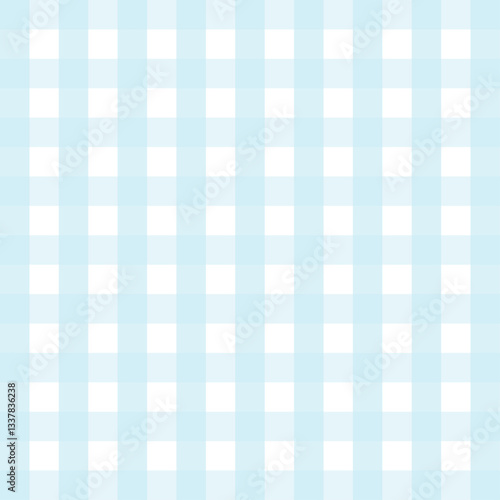 Blue grid background on white background.