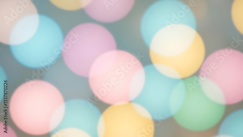 Soft Focus Magic: Abstract Circles of Color
