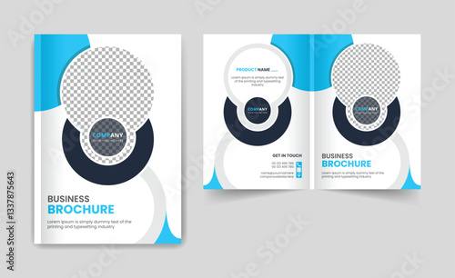 Annual report brochure flyer design template, Leaflet presentation, book cover, brochure cover layout in A4 size