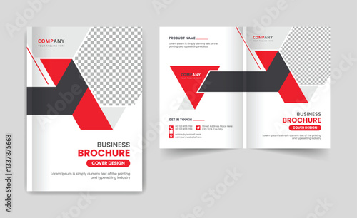 Corporate Book Cover Design Template in A4. Can be adapt to Brochure, Annual Report, Magazine,Poster, Business Presentation, Portfolio, Flyer, Banner, Website.