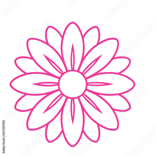 Daisy Flower Ouline Icon