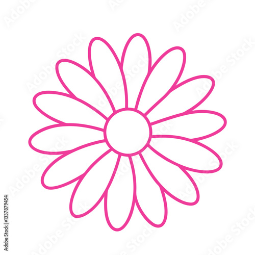 Daisy Flower Ouline Icon