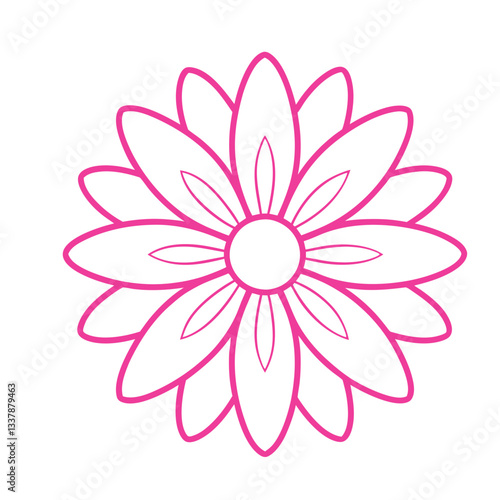 Daisy Flower Ouline Icon