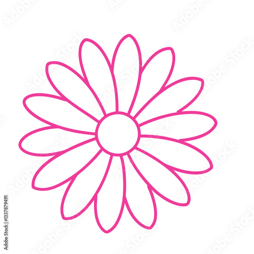 Daisy Flower Ouline Icon