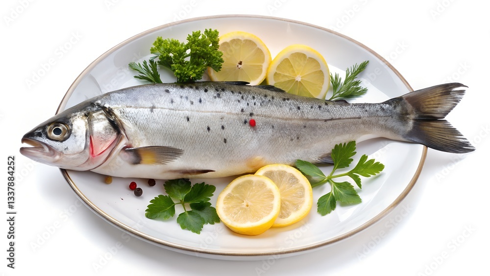 fresh fish with lemon and parsley fresh fish with lemon and parsley