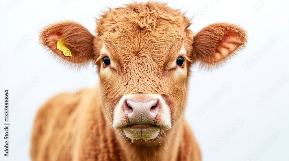 Cow isolated on white background Cow isolated on white background