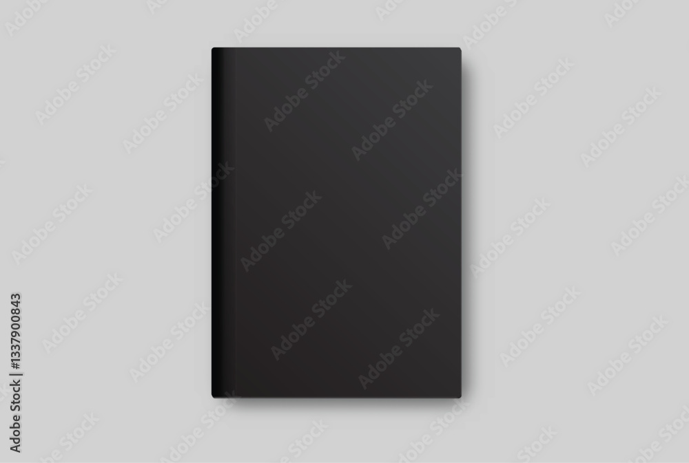 Vector realistic 3d magazine mockup with black blank cover isolated on background. For the business presentation magazine, notebook, booklet, brochure, catalogue or a publisher advertising corporate
Vector realistic 3d magazine mockup with black blank cover isolated on background. For the business presentation magazine, notebook, booklet, brochure, catalogue or a publisher advertising corporate